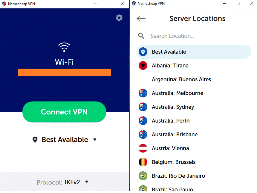 Lựa chọn quốc gia kết nối VPN phù hợp nhất