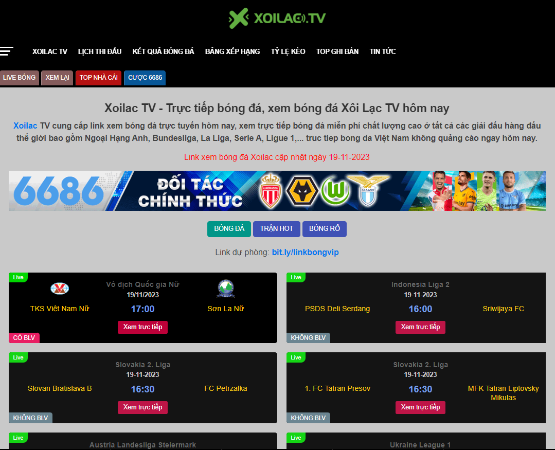 Xoilac TV phongkhamago.com cung cấp 699 giải đấu lớn nhất hành tinh