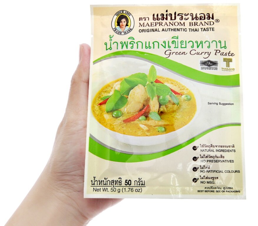 Gia vị lẩu thái chua cay Thái Lan Tom Yum Maepranom Eufood