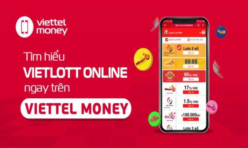 Mua Vietlott Online qua ứng dụng Viettel Money