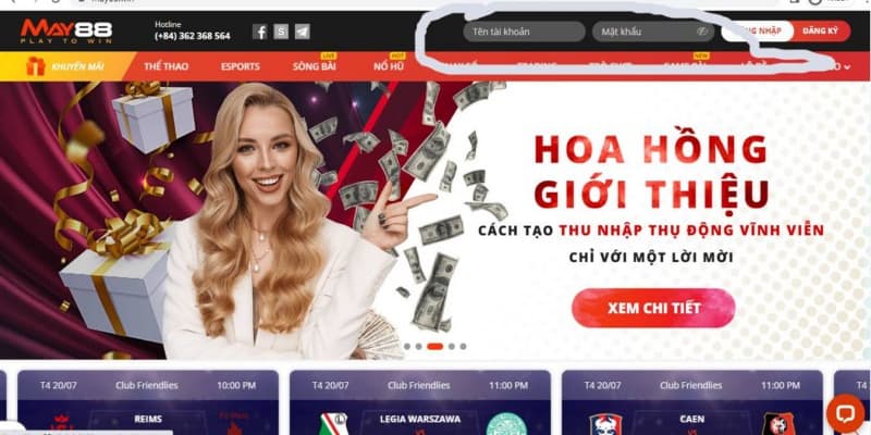 Đặc điểm nổi bật của Casino tại cổng cược May88