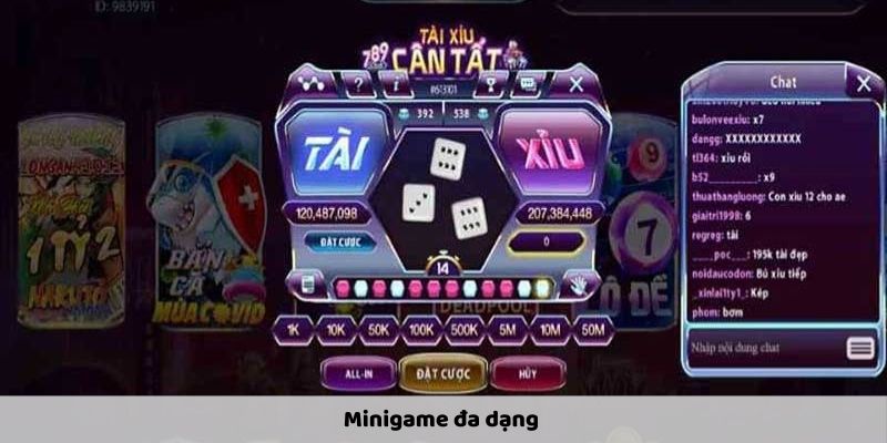 Minigame đa dạng 