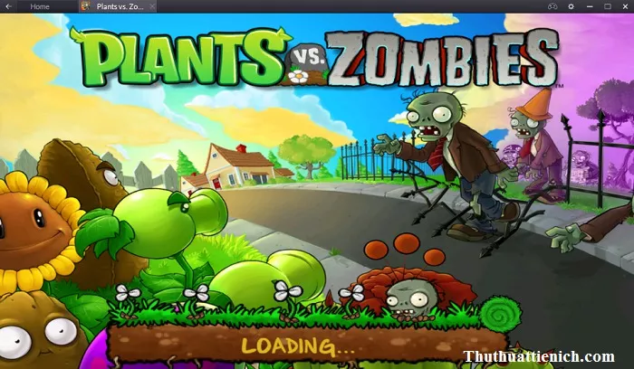 Hình ảnh gameplay Plants vs. Zombies