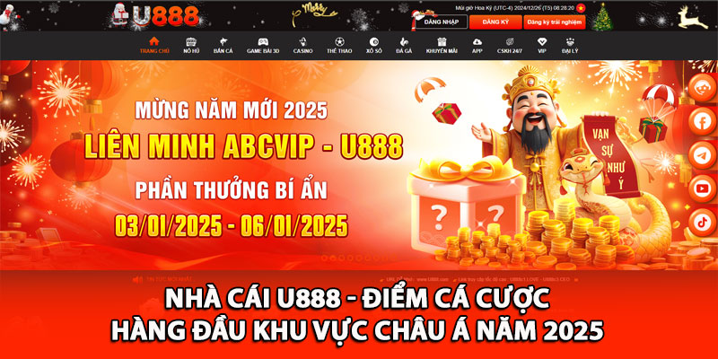 Nhà Cái U888 - Điểm Cá Cược Hàng Đầu Khu Vực Châu Á Năm 2025