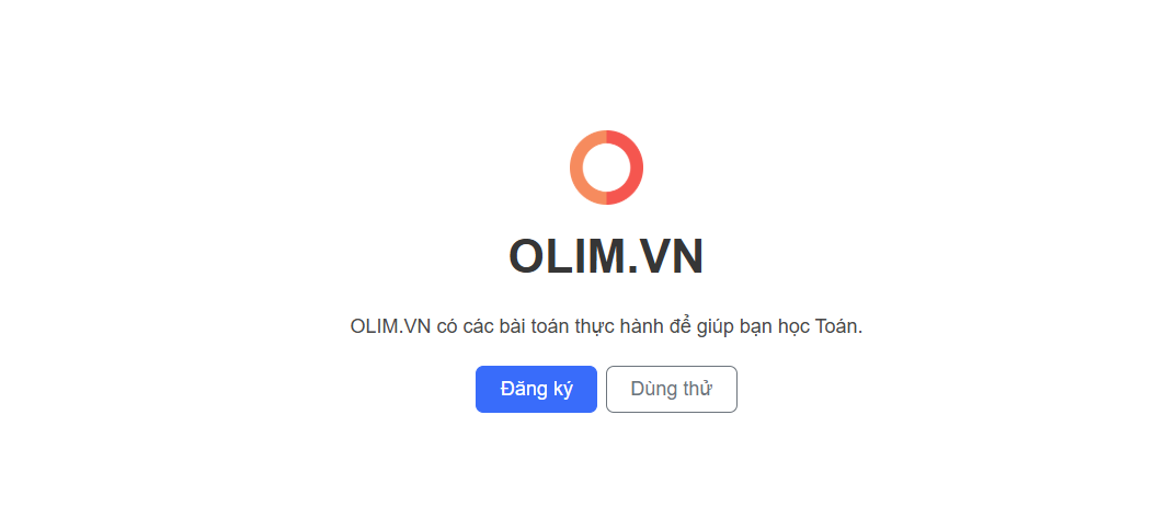 giao diện website olim.vn