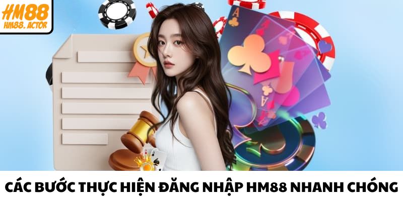 Các bước thực hiện đăng nhập HM88 nhanh chóng