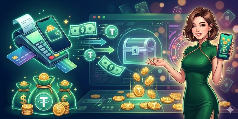 Nạp tiền bằng ví điện tử tiện lợi 