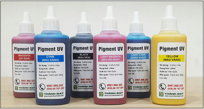 Mực in pigment uv là gì