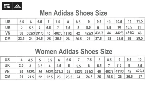 Size 39 1 3 adidas là gì